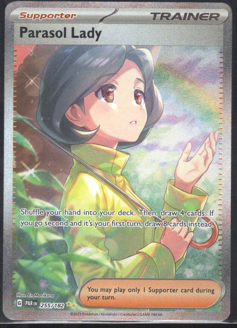 Trainer Parasol Lady 255/182 / Special Illustration Rare Ungraded Single