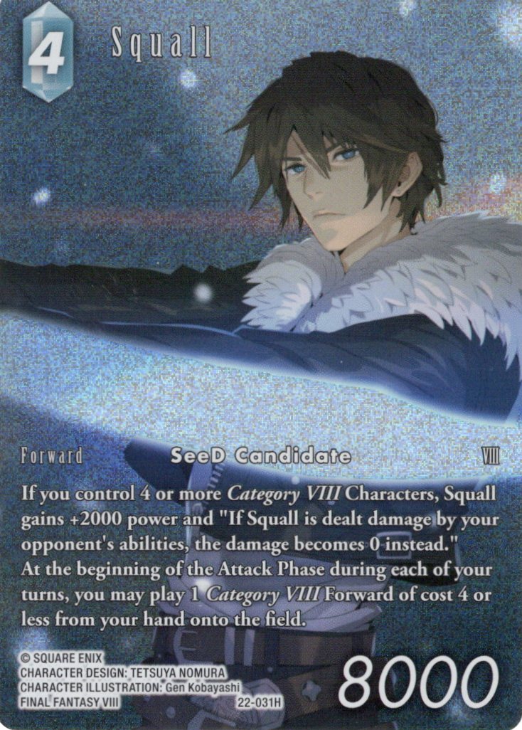 Squall 22-031H Final Fantasy Ungraded Single