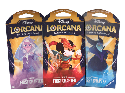 Lorcana The First Chapter Sleeved Booster Set of 3