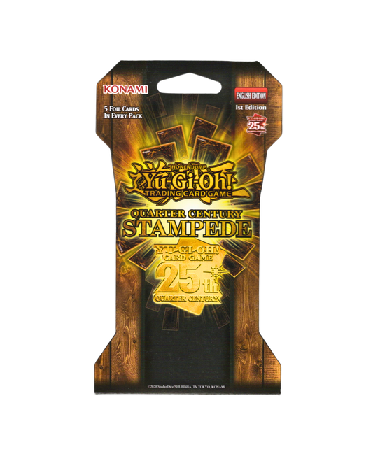 Yu-Gi-Oh Quarter Century Stampede Sleeved Booster Pack