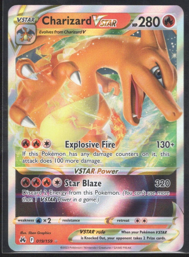 Charizard VSTAR 019/159 Ungraded Single