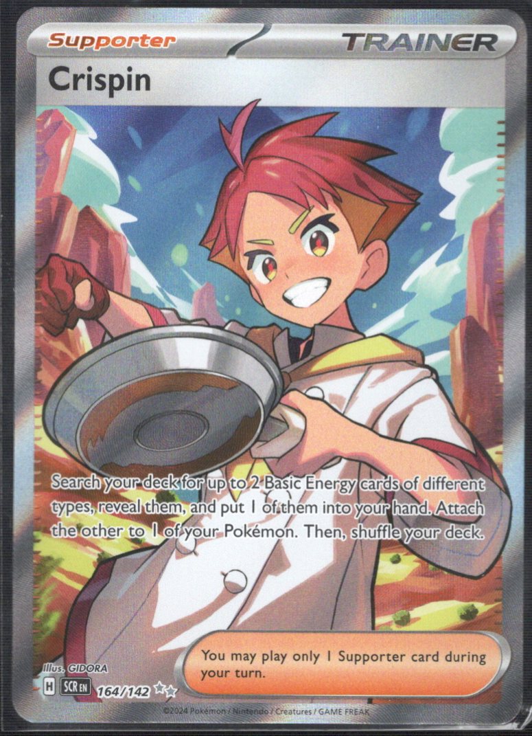 Trainer Crispin 164/142 / Full Art Ungraded Single