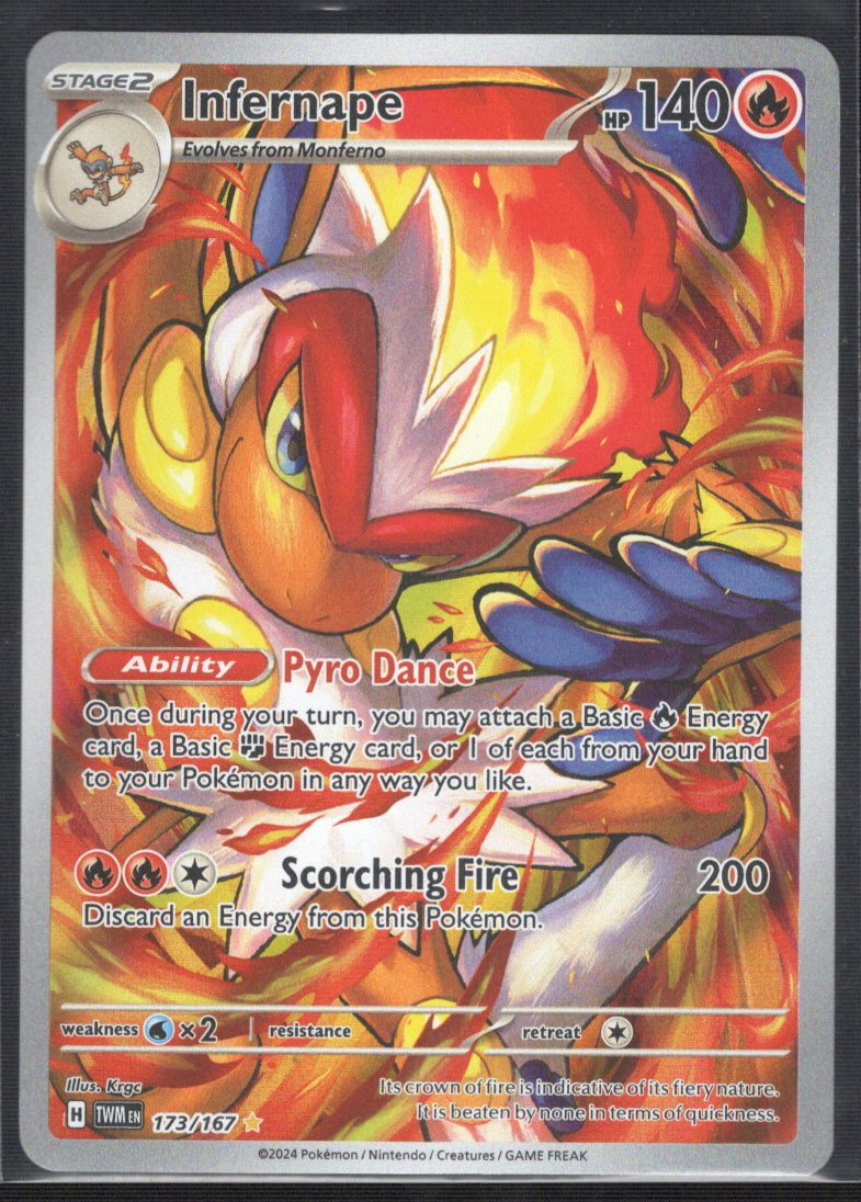 Infernape 173/167 / Illustration Rare Ungraded Single