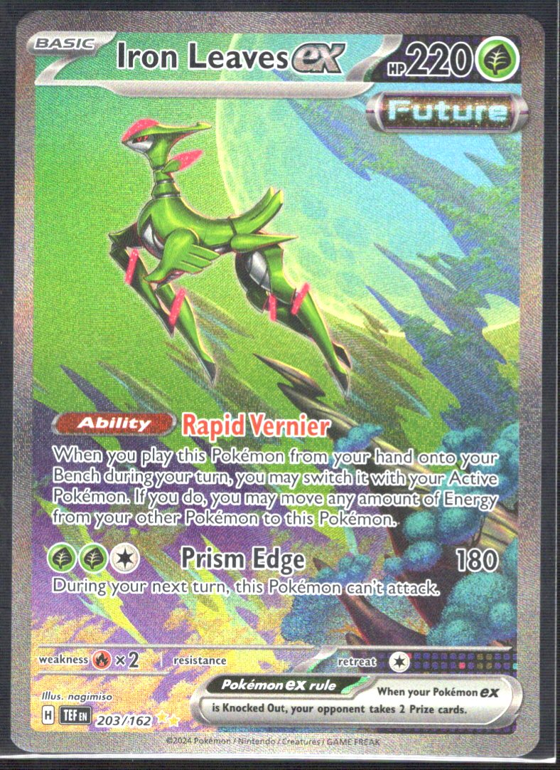 Iron Leaves Ex 203/162 / Special Illustration Rare Ungraded Single