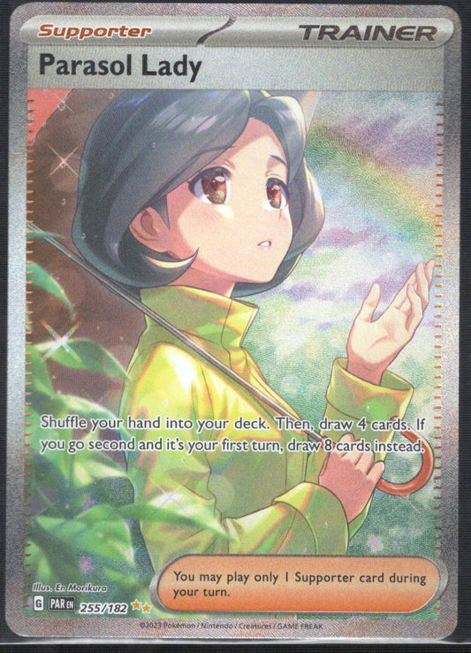 Trainer Parasol Lady 255/182 / Special Illustration Rare Ungraded Single