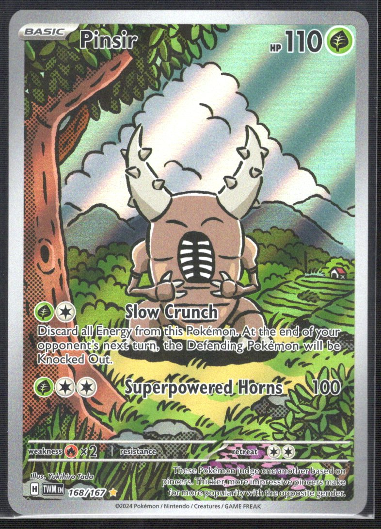 Pinsir 168/167 / Illustration Rare Ungraded Single