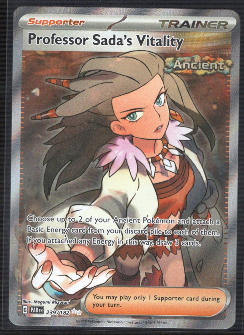 Trainer Professor Sada's Vitality 239/182 / Full Art Ungraded Single