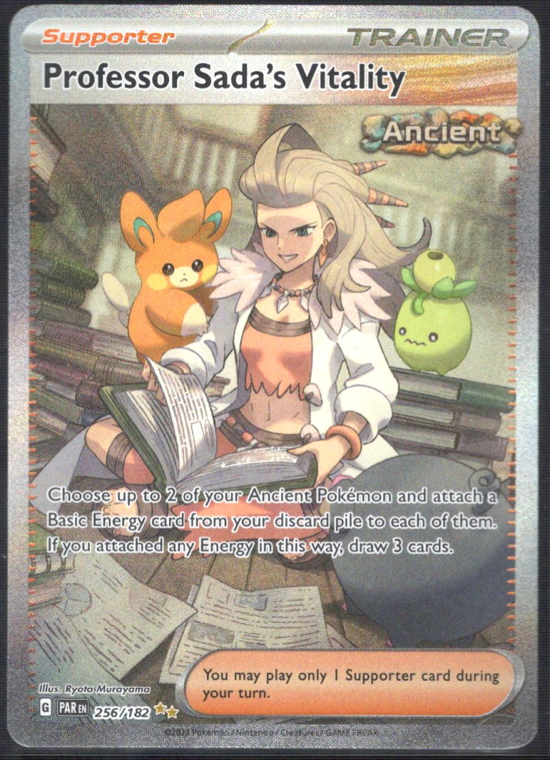 Trainer Professor Sada's Vitality 256/182 / Special Illustration Rare Ungraded Single