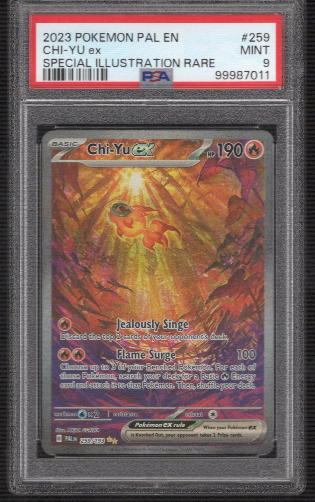 PSA 9 Chi-Yu Ex 259/193 / Special Illustration Rare