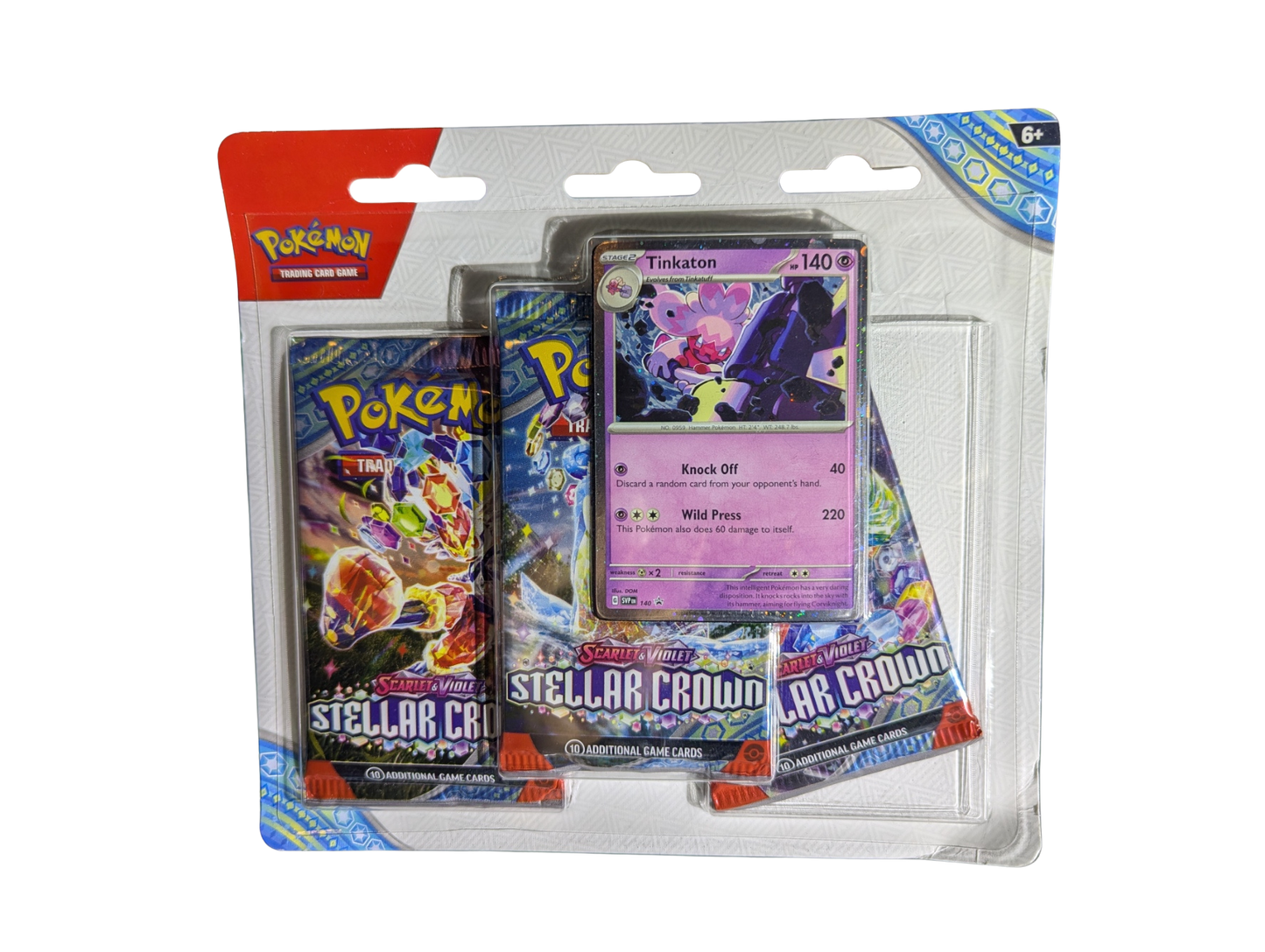 Pokémon Stellar Crown 3 Pack Blister