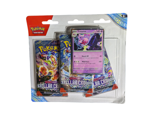Pokémon Stellar Crown 3 Pack Blister