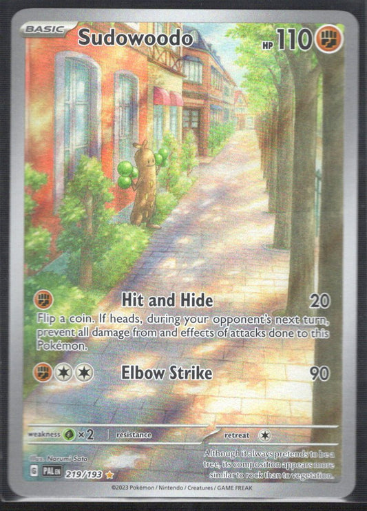 Sudowoodo 219/193 / Illustration Rare Ungraded Single