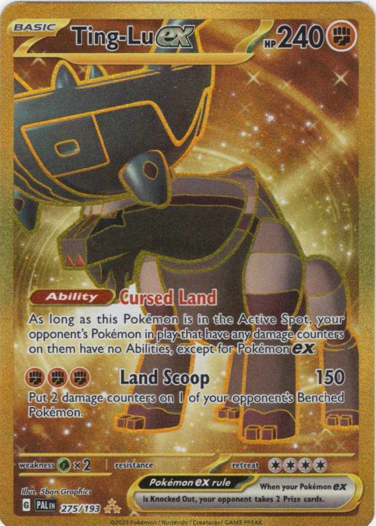 Ting-Lu Ex 275/193 / Hyper Rare (Gold) Ungraded Single