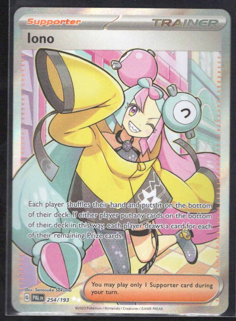 Trainer Iono 254/193 / Full Art Ungraded Single