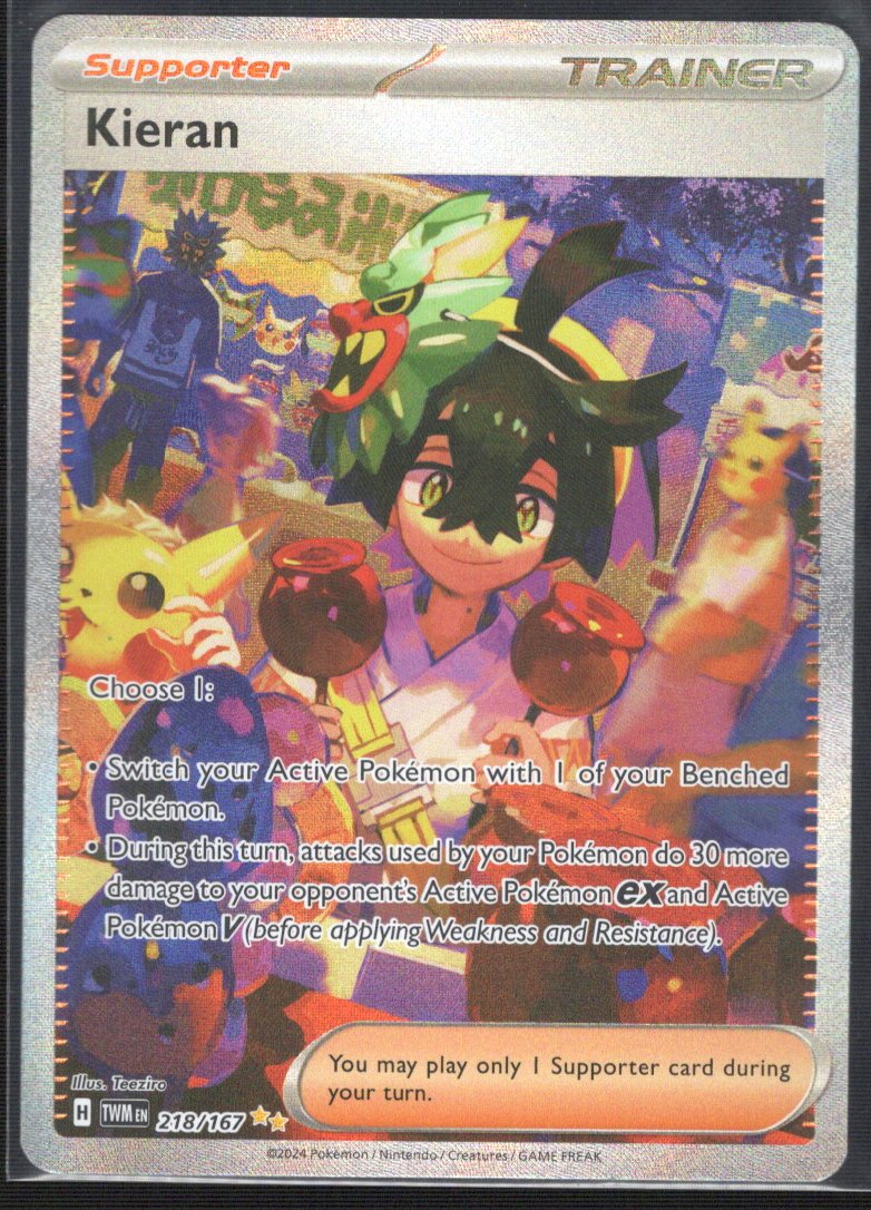 Trainer Kieran 218/167 / Special Illustration Rare Ungraded Single