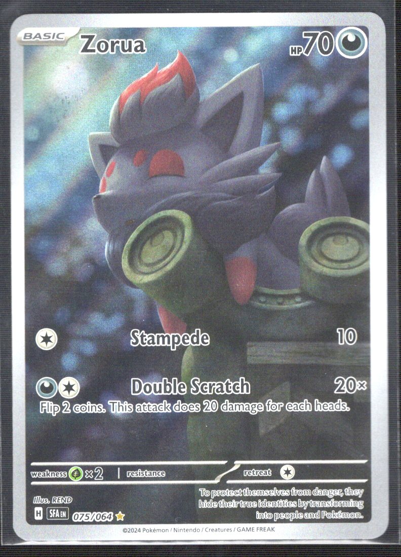 Zorua 075/064 / Illustration Rare Ungraded Single